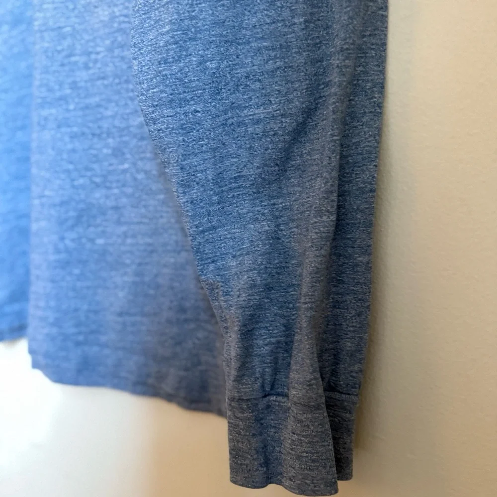 Ralph Lauren Long Sleeve Tee Blue Heather Size XL 100% cotton